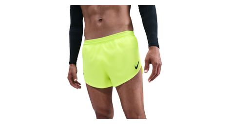 Short splité nike aeroswift 2in jaune homme