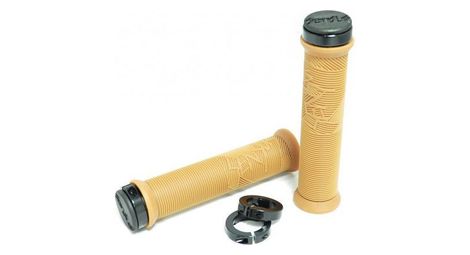 Paire de grips sensus disisdaboss lock on jaune