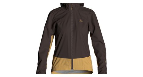 Veste femme 7mesh copilot marron jaune elk