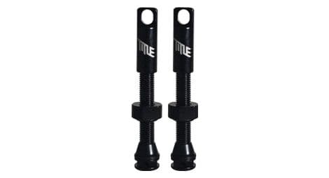 Paire de valves tubeless title presta noir