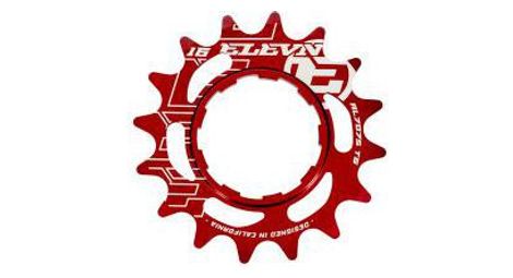 Pignon elevn aluminium shimano rouge