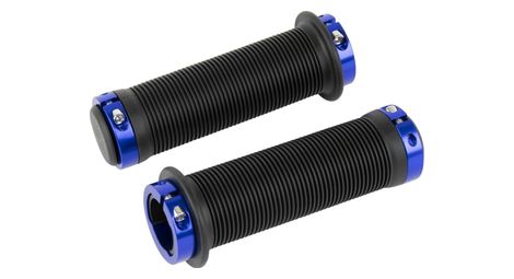 Position one bmx 115mm zwart/blauw grips