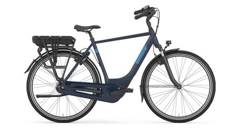 Producto renovado - gazelle paris c7 hmb shimano nexus 7v 400 wh 700 mm bicicleta eléctrica de ciudad azul marino 2023