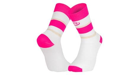 Chaussettes bv sport light haute ibiza blanc / rose