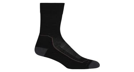 Icebreaker women's hike+ light crew socks black