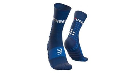 Compressport ultra trail sokken blauw