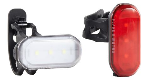 Luces delanteras/traseras Bontrager Ion 50 R / Flare R MetroNegro