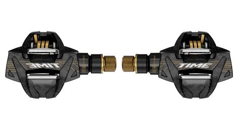 Time atac xc 12 clipless pedals carbon black gold