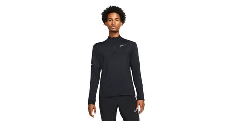 Nike element black uomo 1/4 zip top