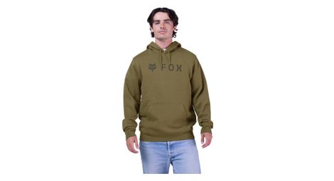 Sweat à capuche fox absolute pullover vert homme