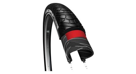 CST Pneu extérieur Zeppelin 28 x 1.75 Noir avec lignes réfléchissantes
