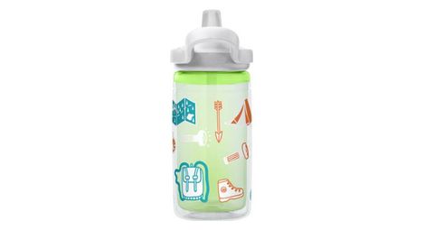 Camelbak eddy+ 400ml avontuur groen / grijs kinderfles