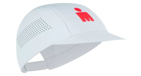 Casquette Compressport Pro Racing Ironman 2026 Blanc/Rouge