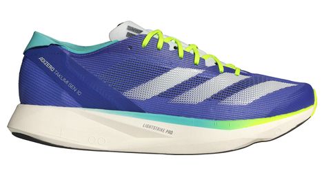 Zapatillas de running adidas adizero takumi sen 10 azul/verde hombre