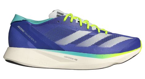 Chaussures running adidas adizero takumi sen 10 bleu/vert homme 