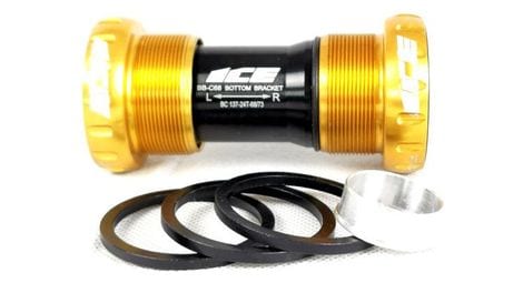 Shimano hollowtech/sram gxp 68/73mm ice bottom bracket gold