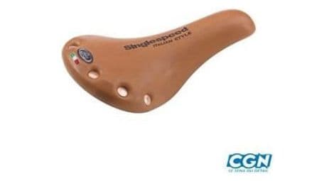 Selle route/fixie monte grappa sk031 marron