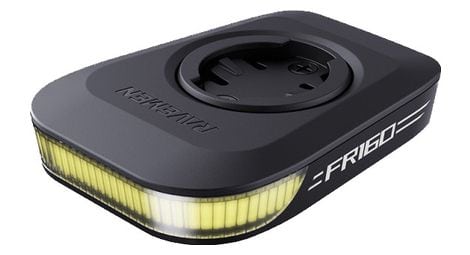 Lampe avant vélo ravemen fr160 alu avec support gps intégré garmin