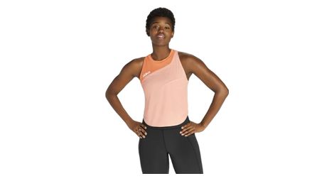 Tanktop für frauen hoka run glide orange m