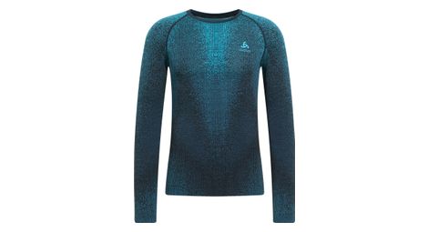 Base layer manches longues odlo blackcomb bleu