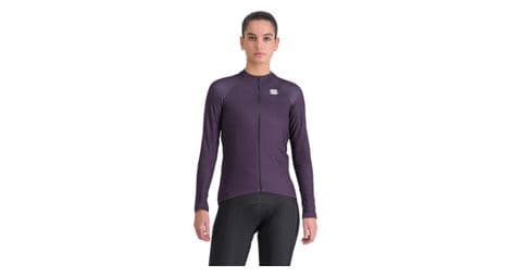 Langarmtrikot damen sportful matchy thermal violet l s