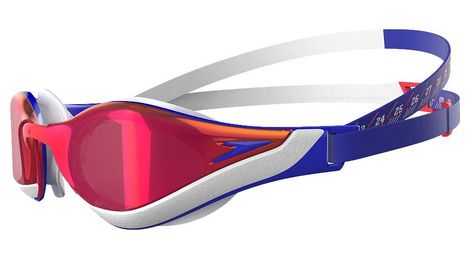 Lunettes de natation speedo fs pure focus mirror rouge / bleu