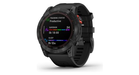 Reloj deportivo garmin fenix 7x solar - negro