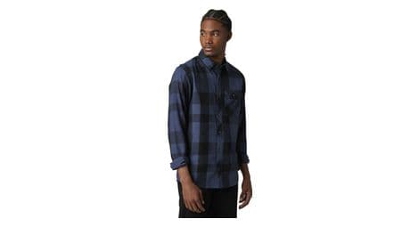 Chemise fox voyd 2.0 flannel bleu