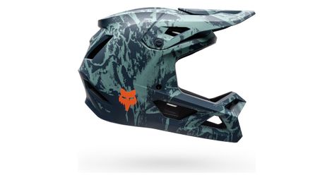Casque Intégral Fox Rampage Image Print Bleu Enfant