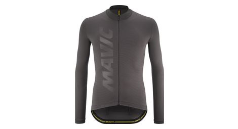Maillot de manga larga mavic aksium gris