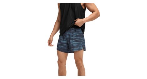 Hoka glide 5in blue men s shorts