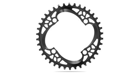 Plateau rond absoluteblack premium chainring mono 104/4 bcd 12 v noir