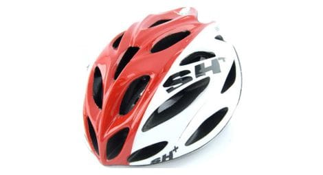 Casque de vélo shot nx blanc/rouge/blanc