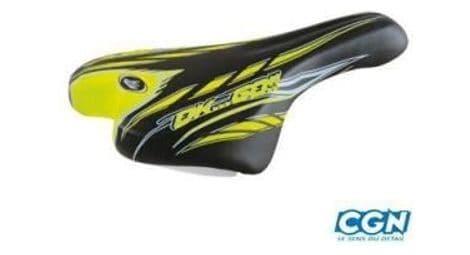 Selle enfant junior 20/24 pouces monte grappa 998 ok go noir/jaune avec chariot de selle