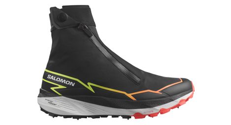Chaussures de Trail Unisexe Salomon Winter Cross Spike Noir/Orange/Jaune