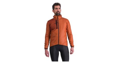 Chaqueta de manga larga sportful supergiara puffy naranja