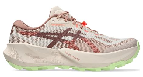 Chaussures Trail Asics Trabuco 14 Rose/Vert Femme