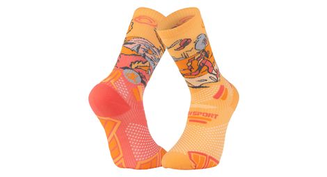 Calzini BV Sport Trail Ultra High Belle-Île Collector DBDB Arancione/Rosso