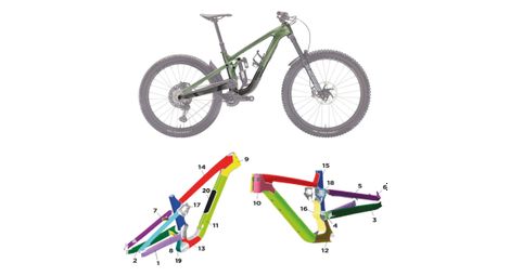 Kit de protection sur-mesure trek slash  carbon - 2024 - l - brillant