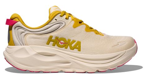 Hoka Gaviota 6 Laufschuhe Beige/Gelb Damen