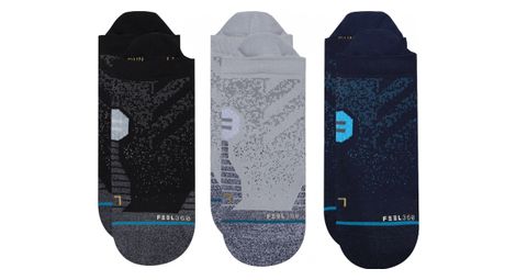Stance run tab st 3-pack multi colour socks