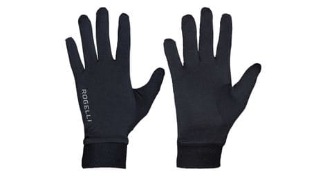 Gants velo long de hiver rogelli oakland - unisexe - noir