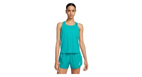 Camiseta de tirantes nike dri-fit adv aeroswift azul mujer