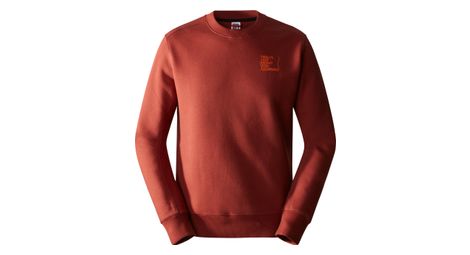 The north face outdoor graphic sweat brown m