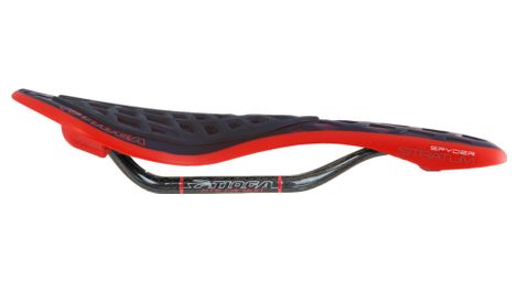 Selle tioga spyder stratum carbone noir/rouge