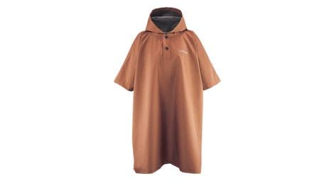 Poncho unisexe lafuma marron