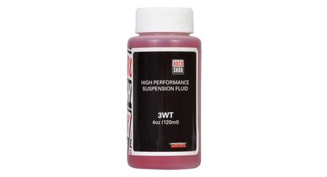 Rockshox high performance olio pit stop 3 wt serranda per 120 ml