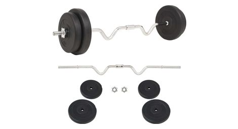 Ensemble d'haltères 30 kg fitness musculation sport