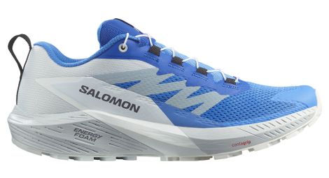 Salomon sense ride 5 trailrunning-schuhe blau/weiß