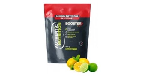Boisson énergétique authentic nutrition - booster+ 500 gr citron